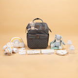 Abracadabra Diaper Bag with Changing Station - Grey