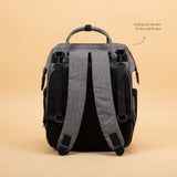 Abracadabra Diaper Bag with Changing Station - Grey