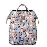 Abracadabra Printed Diaper Bag - Llama