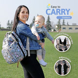 Abracadabra Printed Diaper Bag - Llama