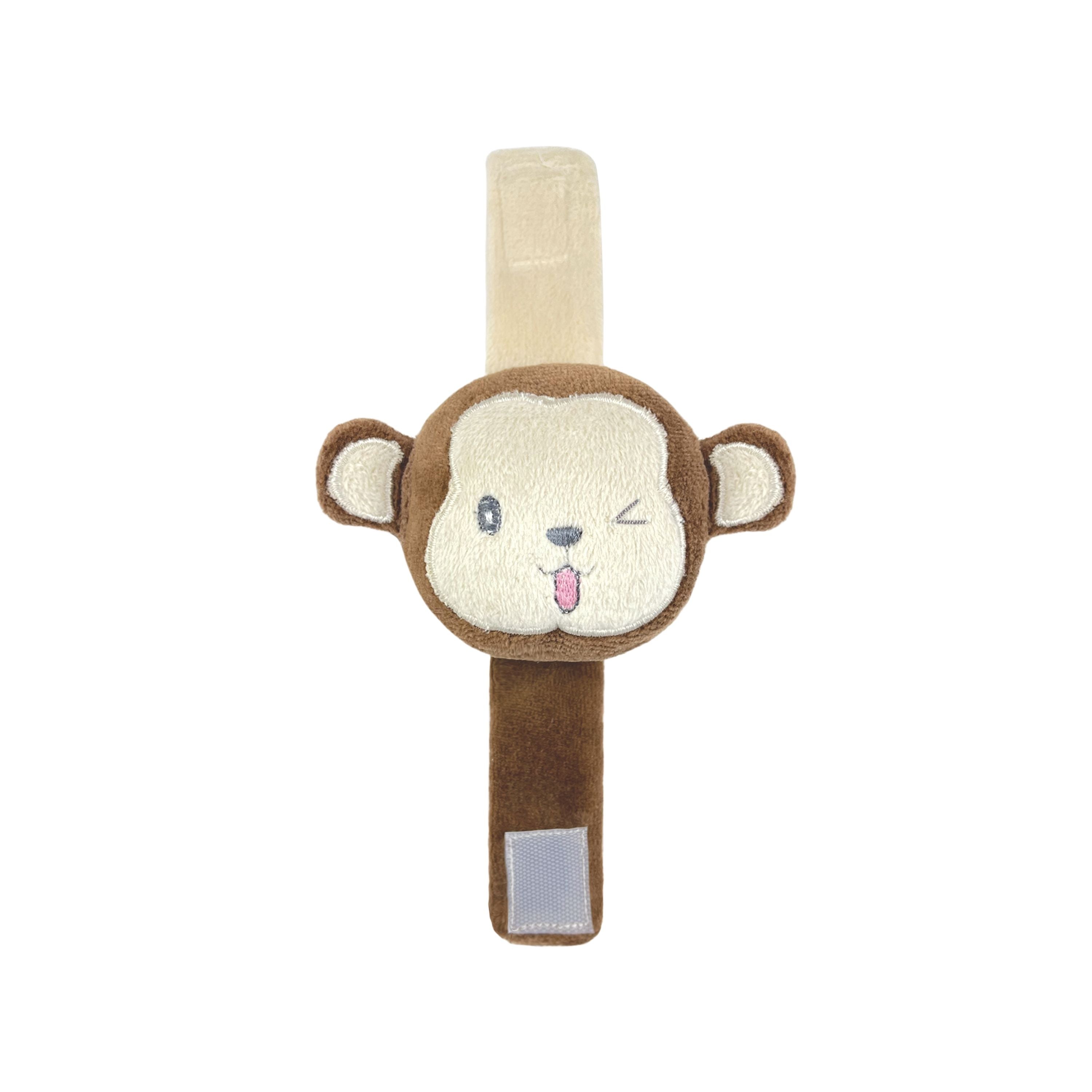 Monkey Wrist Rattle – Soft Rattle Toy for Babies Abracadabra