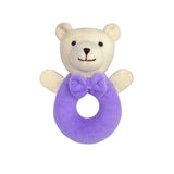 Abracadabra Ring Rattle – Bear (Purple)