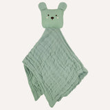 Abracadabra Organics Collectible Security Blanket with Cuddle Toy Bear