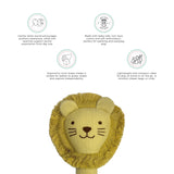 Abracadabra Organic Face Rattle – Lion