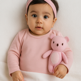 Abracadabra Milo the Teddy Knitted Toy - Pink