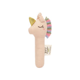 Abracadabra Organic Hand Rattle – Unicorn (Pink)