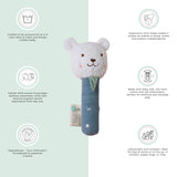 Abracadabra Hand Rattle - Bear Blue