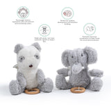 Musical Pull Toy with Backpack - Nelly the Elephant