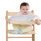 Abracadabra 2 in 1 Reversible Bib & Burp Pad ZigZag