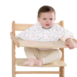 Abracadabra 2 in 1 Reversible Bib & Burp Pad Bunny Garden