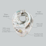 Abracadabra Muslin Bandana Bibs Sleepy Friends