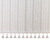 Crane Baby Natural Boho Fringe Crib Skirt Willow Collection - Cream