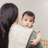 Crane Baby Burp Cloth Set - Willow Multicolor Leaf