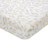Crane Baby Crib Sheet - Willow Multicolor Leaf