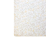 Crane Baby Crib Sheet - Willow Multicolor Leaf