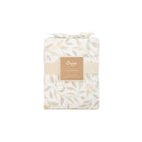 Crane Baby Crib Sheet - Willow Multicolor Leaf