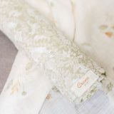 Crane Baby Muslin Swaddle Set of 2 - Willow Dainty Leaf