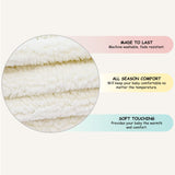 Abracadabra Chamois blanket Beige