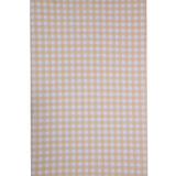 Abracadabra fitted sheet (60 cm x 120 cm) Orange Gingham Check