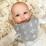 Crane Baby Bandana Bib Set - Ezra Animal