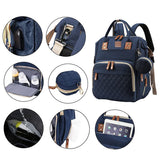 Abracadabra Diaper Bag with Changing Station - Blue