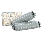 Crane Baby Pillow and Bolster Set - Ezra Animal