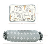Crane Baby Pillow and Bolster Set - Ezra Animal