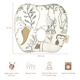 Crane Baby Memory Foam Pillow - Ezra Animal