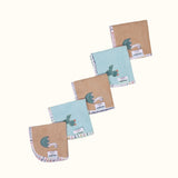 Abracadabra Face Washers (Set of 5) - D for Dino