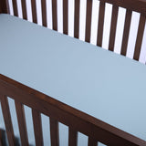 Abracadabra fitted sheet (60 cm x 120 cm) Powder Blue