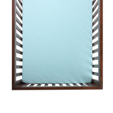 Abracadabra fitted sheet (70 cm x 140 cm) Sea Green Polka Dot