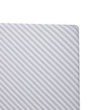 Abracadabra fitted sheet (60 cm x 120 cm) Grey Stripe