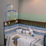 6 Piece Baby Cot Bedding Set - Rocketman