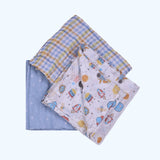 Abracadabra Muslin Swaddles (Set of 3) - Rocketman