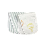 Abracadabra Muslin Burp Pad Hot Air Balloon