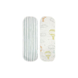 Abracadabra Muslin Burp Pad Hot Air Balloon