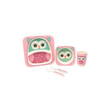 abracadabra Bamboo Fiber Feeding Set Owl