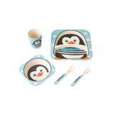 abracadabra Bamboo Fiber Feeding Set Penguin