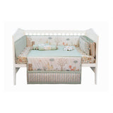 6 Piece Baby Cot Bedding Set - Bambi & Friends