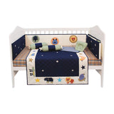 6 Piece Baby Cot Bedding Set - Crocodile