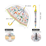 Abracadabra Transparent Umbrella - Rainy Friends