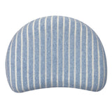 Abracadabra Moon Shape Memory Foam Pillow Blue Stripe
