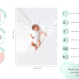 Abracadabra Flat Sheet (Set of 2) Chirpy Bird