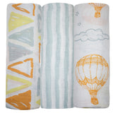 Abracadabra Swaddles (Set of 3) Hot Air Balloon