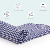 Changing Mat (Single) Blue Check