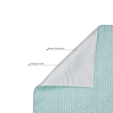 Changing mat Single- Aqua Dots