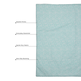 Changing mat Single- Aqua Dots