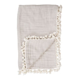 Crane Baby 6 Layer Muslin Blanket Moonstone - Grey