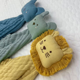 Abracadabra Organics Collectible Security Blanket with Cuddle Toy Lion