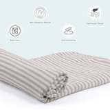 Changing Mat (Single) Green Stripe